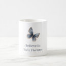 Search for blue butterfly mugs White