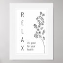 Search for relax posters White
