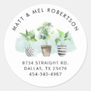 Search for potted plant stickers Change of address