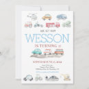 Search for transportation birthday invitations Plane