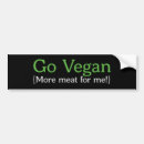 Search for meat bumper stickers Food