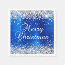 Search for blue christmas napkins Modern