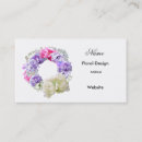 Search for wreath business cards Interior design