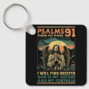 Search for psalm 91 key rings God