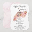 Search for halloween baby girl shower invitations A little pumpkin