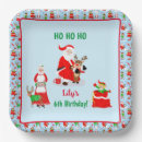 Search for santa paper plates Birthday