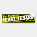 Search for eternal life bumper stickers Jesus
