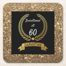 Search for 60th birthday coasters Typography