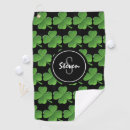 Search for shamrock golf towels Lucky