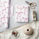 Search for pink ribbon wrapping paper Girly