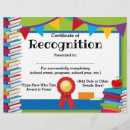 Search for certificates of recognition Teacher