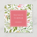 Search for event coordinator business cards Botanical