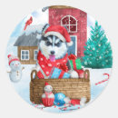 Search for siberian husky dog stickers Animal