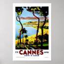 Search for cannes vintage travel posters French