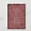 Search for maroon border invitations Red