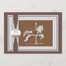Search for carousel horse invitations Blue