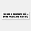 Search for idiot bumper stickers Road rage