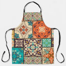 Search for islamic pattern aprons Blue