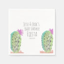 Search for watercolor cactus napkins Botanical