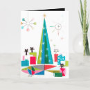 Search for retro cat christmas cards Cats