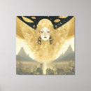 Search for woman in gold canvas prints Beautiful