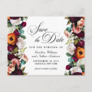 Search for fall wedding save date postcards Botanical