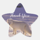 Search for animals in snow stickers Winter fox