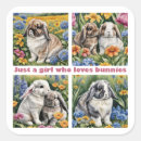 Search for love bunnies stickers For her