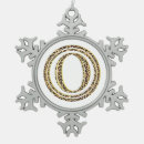 Search for letter o christmas tree decorations Gold
