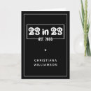 Search for 23 year birthday cards Twenty three