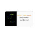 Search for halloween return address labels Black
