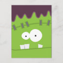 Search for cartoon halloween postcards Frankenstein
