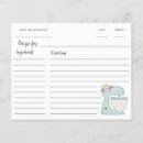 Search for cute recipe cards Kitchen
