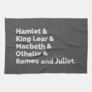 Search for play tea towels Shakespeare