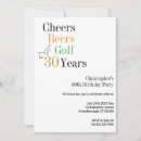 Search for golf 30th birthday invitations Thirty