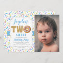 Search for boy doughnut birthday invitations Sprinkles