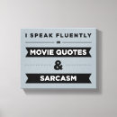 Search for sarcasm canvas prints Humour