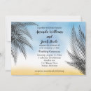 Search for hawaiian beach wedding invitations Palm tree