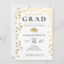 Search for confetti graduation invitations Glitter