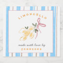Search for limoncello bottle labels Homemade