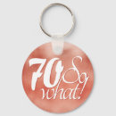 Search for 70th birthday key rings Funny