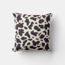 Search for black and white cow print cushions Western