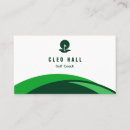 Search for golf business cards Green