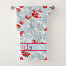 Search for new year bath towels Red