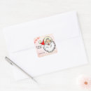 Search for vintage santa face stickers Pink