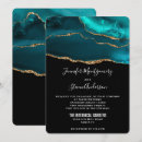 Search for turquoise gold wedding invitations Gemstone