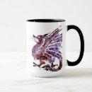 Search for chinese dragon art mugs Red