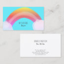 Search for colourful rainbow business cards Minimalist