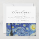 Search for van gogh thank you cards Starry night