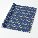 Search for navy blue and gold wrapping paper Winter